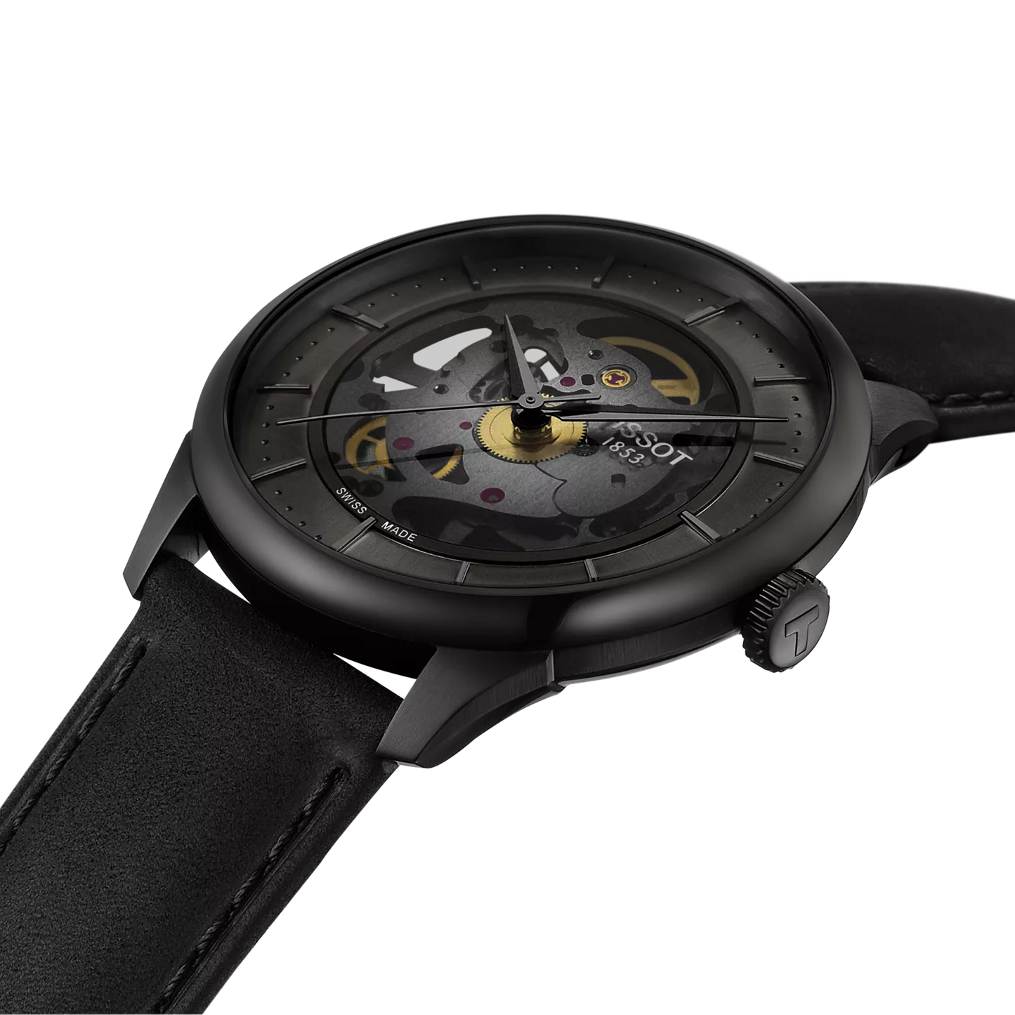 Tissot Chemin Des Tourelles Skeleton Mens Watch T1398363644100