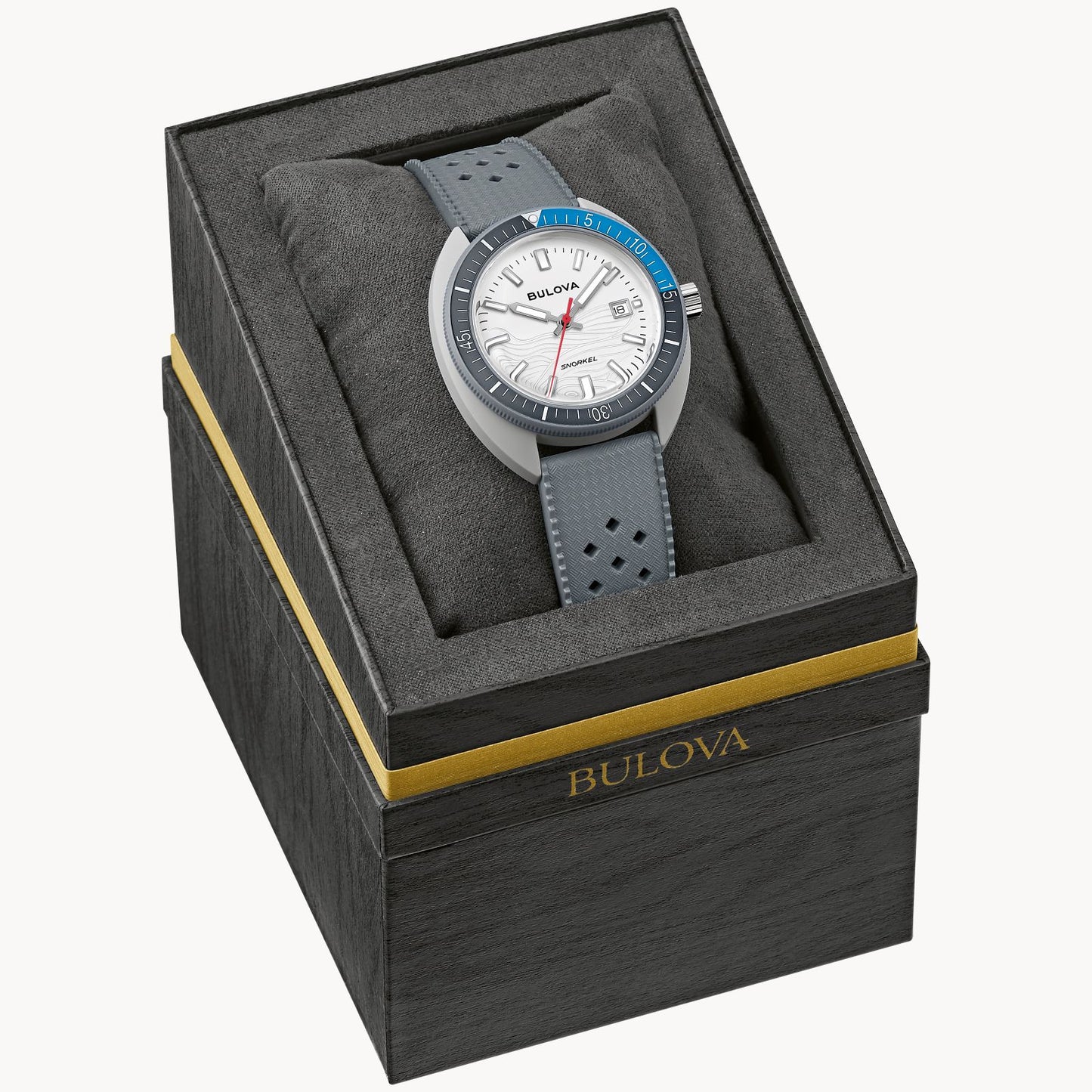 Bulova Snorkel Great White Shark Mens Watch 98B449