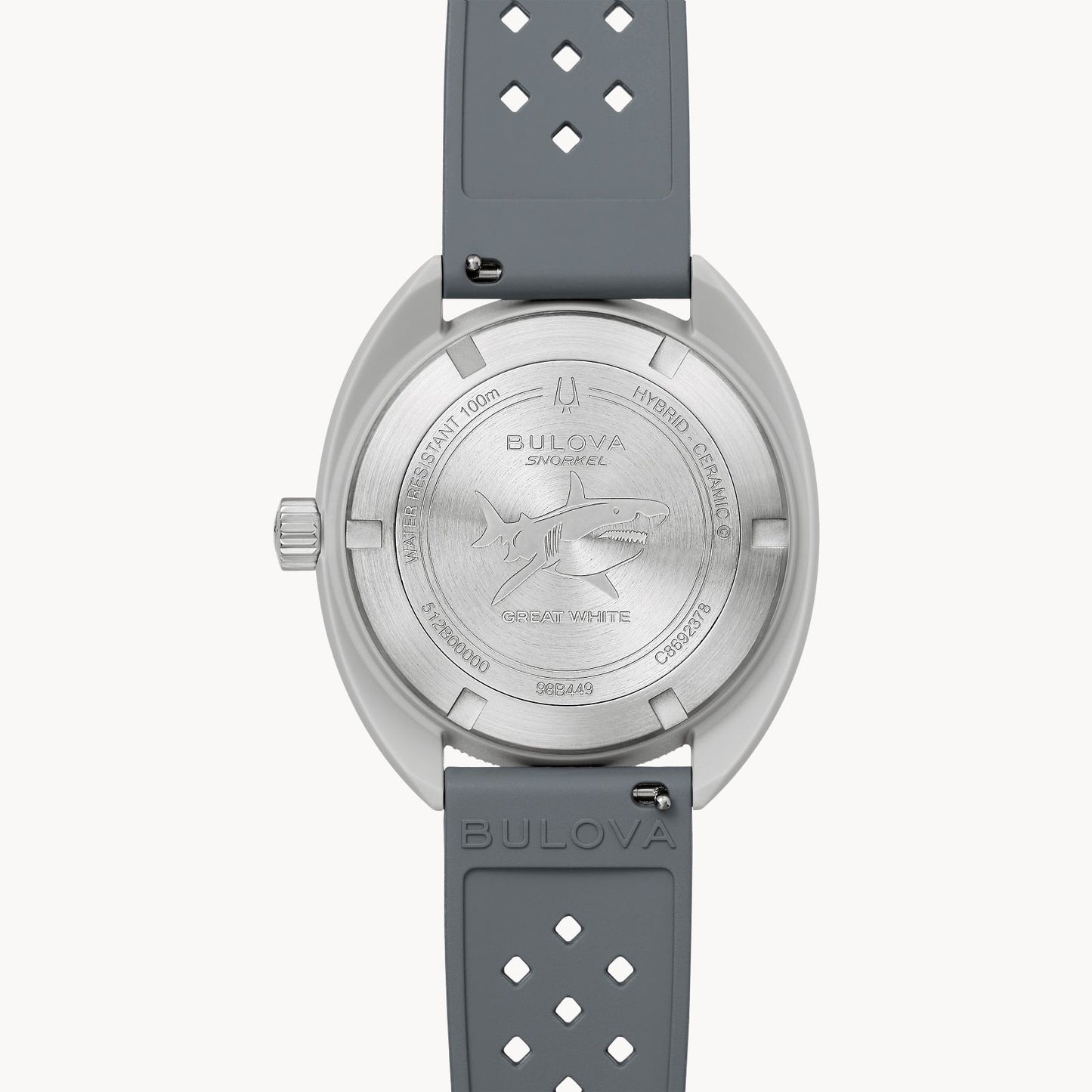Bulova Snorkel Great White Shark Mens Watch 98B449