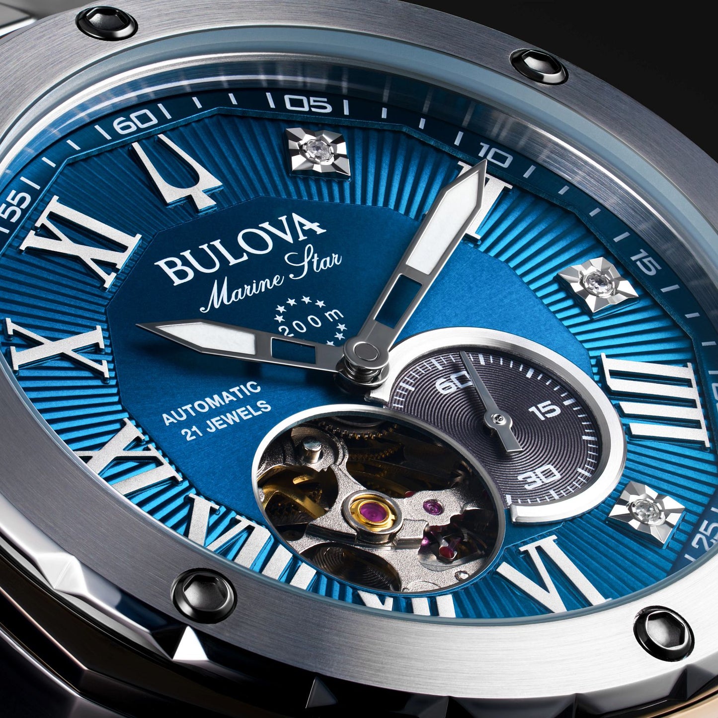 Bulova Marine Star Marc Anthony Mens Watch 98D184